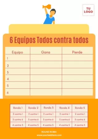 Edita una plantilla Round Robin