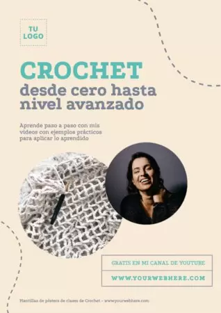 Edita un flyer de Crochet