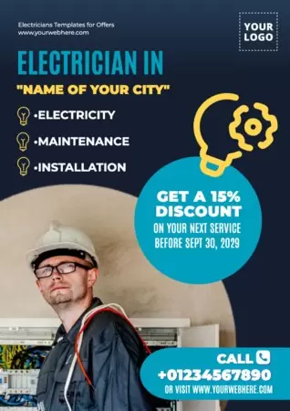 Edit an Electrician poster