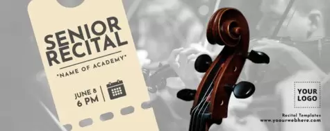 Edit a Recital flyer