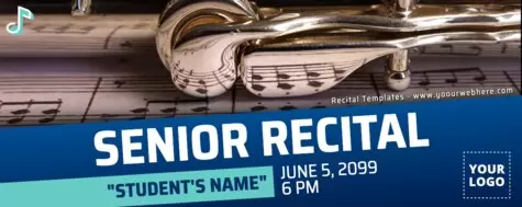 Edit a Recital flyer