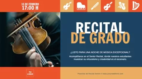 Edita un cartel de Recital