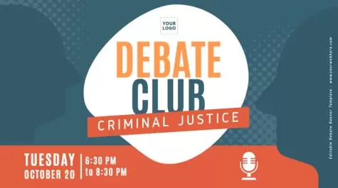 Edit a club fair poster