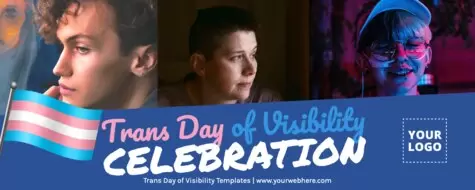 Edit a Trans Awareness Day flyer