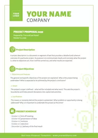 Edit a Business Proposal