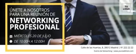 Edita un folleto de networking