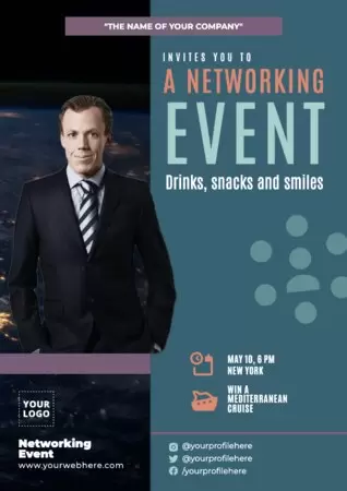 Edit a networking event template