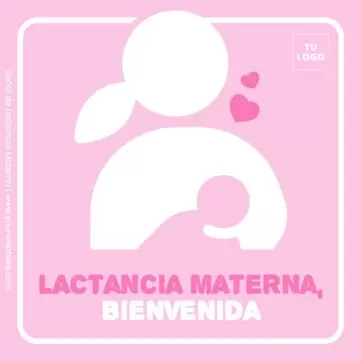 Edita un flyer sobre Lactancia