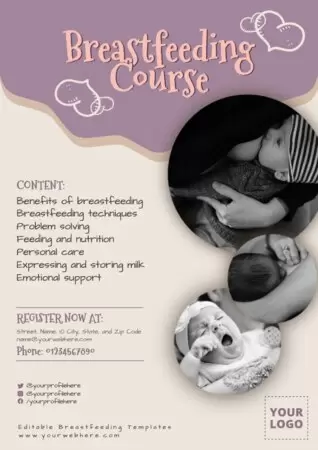 Edit a Breastfeeding flyer