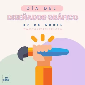 Edita diseños para el Día Mundial del Diseño Gráfico