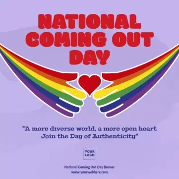 Edit a Coming Out poster