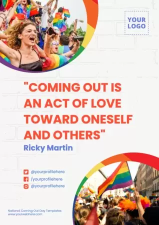 Edit a Coming Out poster