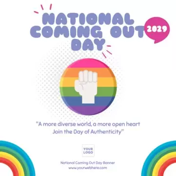 Edit a Coming Out poster