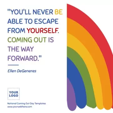 Edit a Coming Out poster