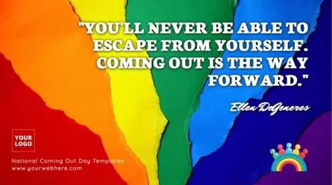 Edit a Coming Out poster