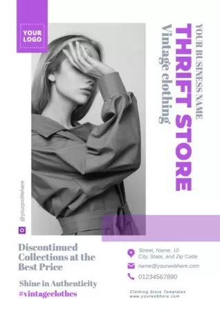 Bearbeite ein Flyer für Juweliere