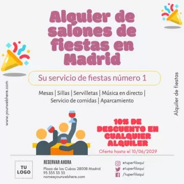 Edita un flyer de Pintar Caras