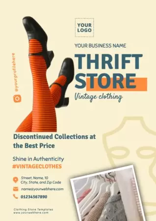 Bearbeite ein Flyer für Juweliere