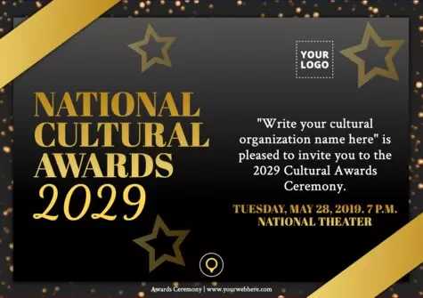 Edit an Awards Ceremony banner