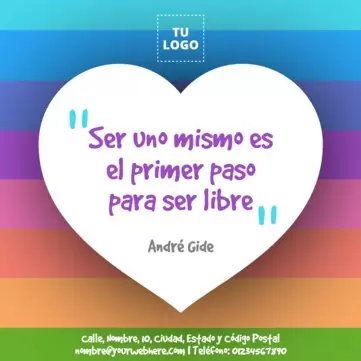 Edita flyers del Día de Salir del Armario