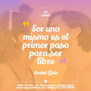 Edita flyers del Día de Salir del Armario