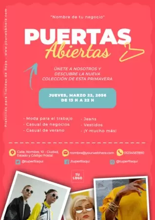 Edita un flyer de Bolsos