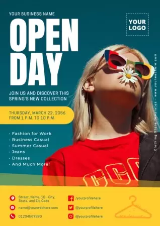 Bearbeite ein Flyer für Juweliere