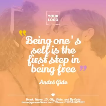 Edit a Coming Out poster