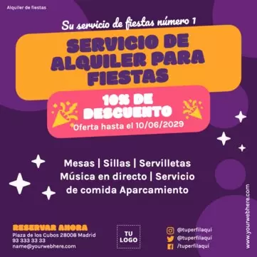 Edita un flyer de Pintar Caras