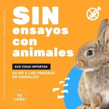 Edita un póster de maltrato animal