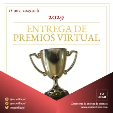 Edita un banner de entrega de premios
