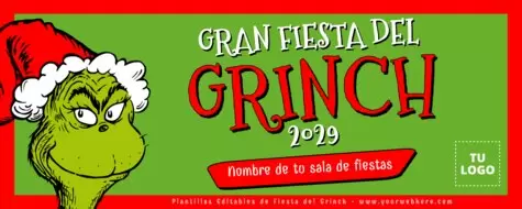 Edita una invitación del Grinch