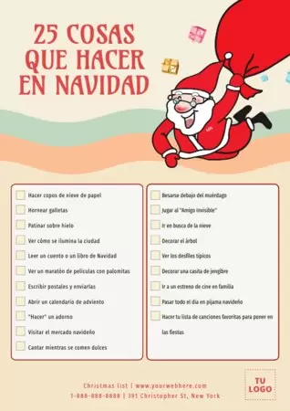 Edita una Lista Navideña