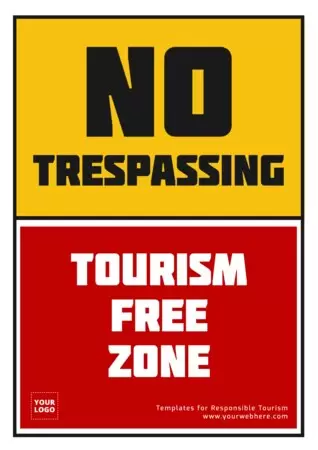 Edit a Welcome Tourism sign