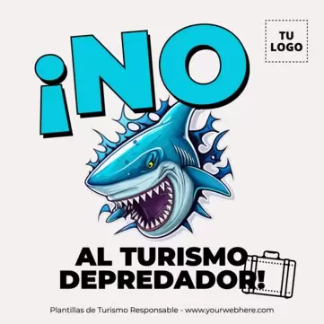 Edita un cartel de protesta