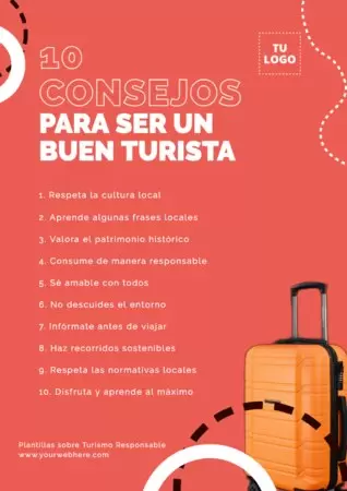 Edita un cartel de Turismo