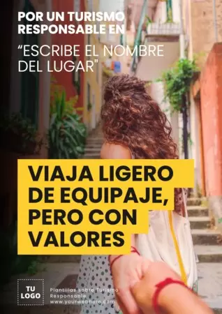 Edita un cartel de Turismo