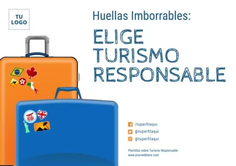 Edita un cartel de Turismo