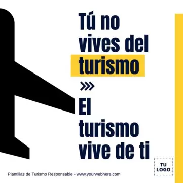 Edita un cartel de Turismo
