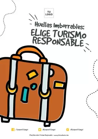 Edita un cartel de Turismo