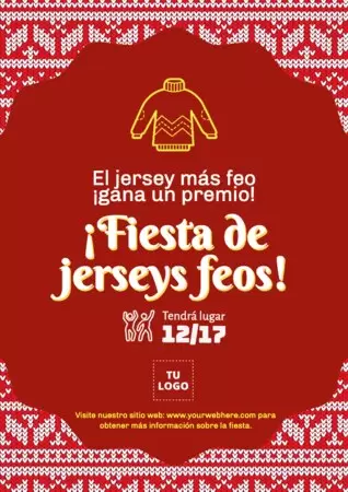 Editar una invitación del Jersey Feo