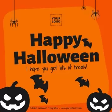 Edit a Halloween card