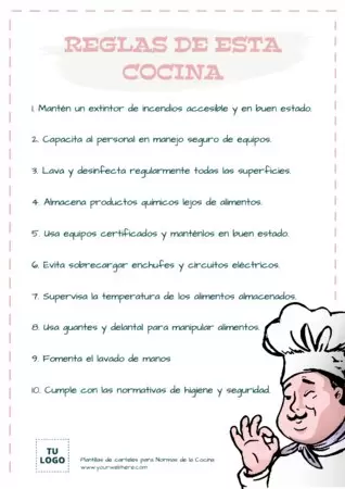 Edita Reglas de Cocina