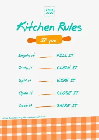 Edit a Kitchen Rules sign