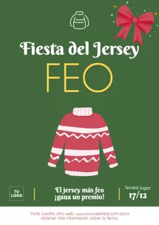 Editar una invitación del Jersey Feo