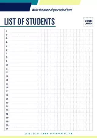 Edit a blank Class List