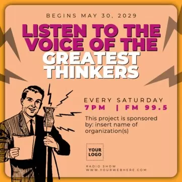 Edit a Radio show poster