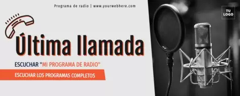 Edita un flyer de radio