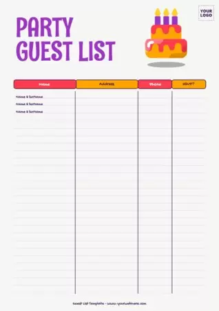 Edit a Guest List