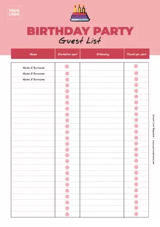 Edit a Guest List